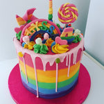 Load image into Gallery viewer, Candy drip cake 3