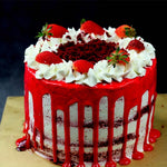 Load image into Gallery viewer, Red Velvet Drip Cake