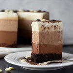 Load image into Gallery viewer, 3 Flavour Chocolate Moussee Cake