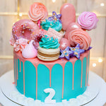 Load image into Gallery viewer, Candy drip cake
