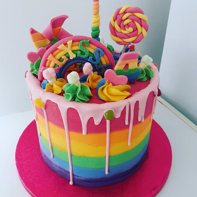 Candy drip cake 3