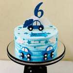 Load image into Gallery viewer, Cars Theme Cake 5
