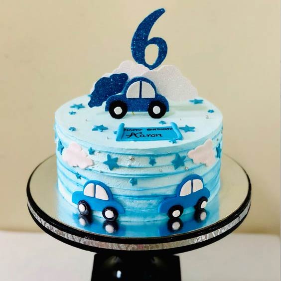 Cars Theme Cake 5