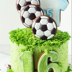 Load image into Gallery viewer, Football theme cake 5
