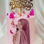 Load image into Gallery viewer, Hijab day cake 2
