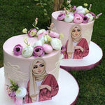 Load image into Gallery viewer, Hijab day cake 5
