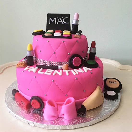 MAKEUP THEME CAKE