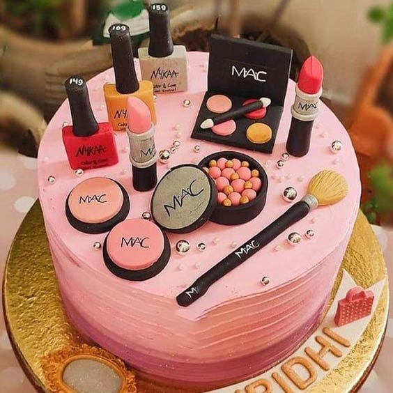 MAKEUP THEME CAKE 6