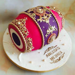 Load image into Gallery viewer, Mehndi cake 4
