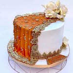 Load image into Gallery viewer, Mehndi cake 7
